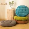 Тафтинговая подушка для сиденья, очень толстая, высокая эластичность, мягкий круглый однотонный стул, татами, диван, напольный коврик для сидения, товары для домашнего офиса