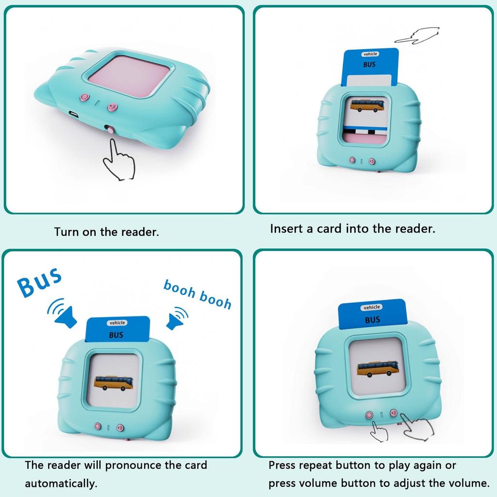 Говорящие карточки для малышей 1 2 3 4 лет, Игрушки для изучения языка, Карманные речевые игрушки, Игрушки, Игрушки с 224 словами, Детские