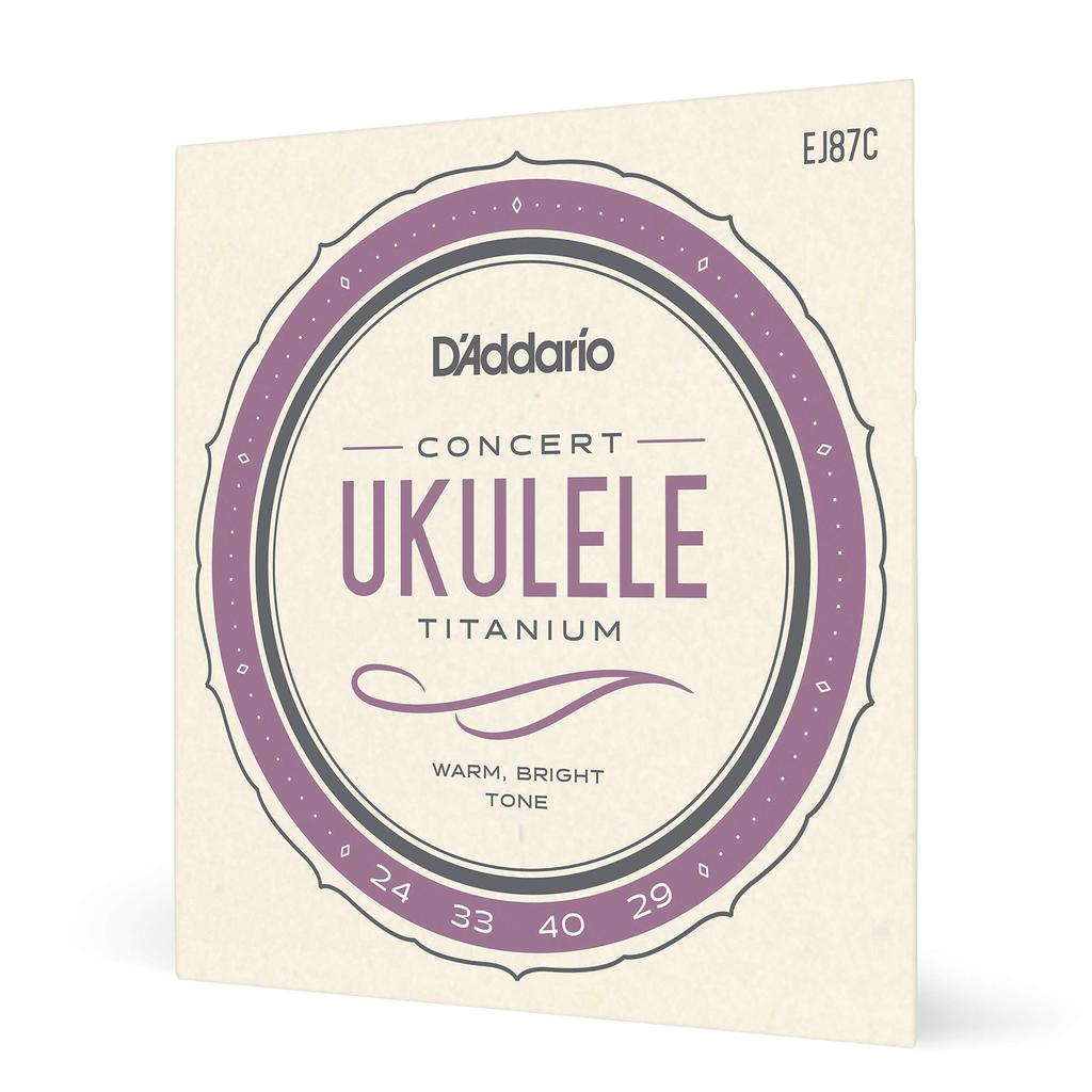 Ukulele String EJ87C Titanium Concert Concert D'Addario []