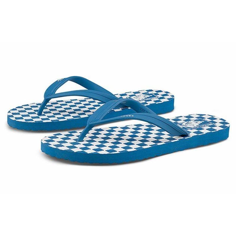 Vans Checkerboard Slide Sandals Unisex White Blue VN0A3MTL3I0