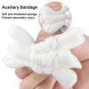 Finger Bandage Tubular Bandage Dressings Finger Cots White Finger Stall Cotton Finger Support Splint for Work Kitchen Finger Protection