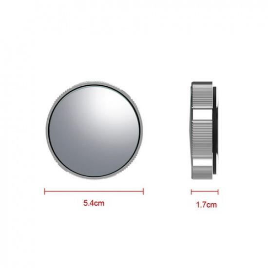 1 Pair Blind Spot Mirror 360° Wide Angle Convex Rear View Mirror Car Parts Black