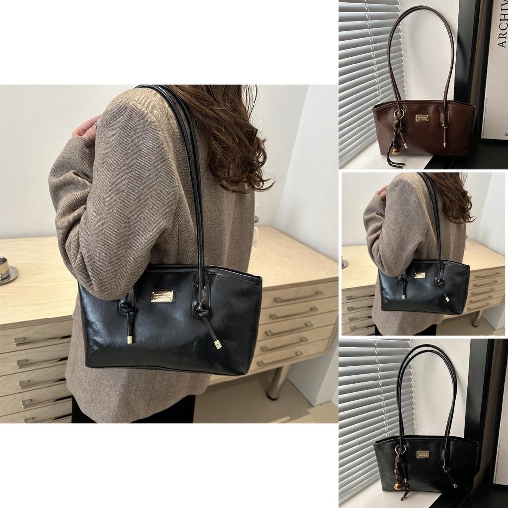 Модная высококачественная сумка-тоут из искусственной кожи для повседневного использования с двойными плечевыми ремнями