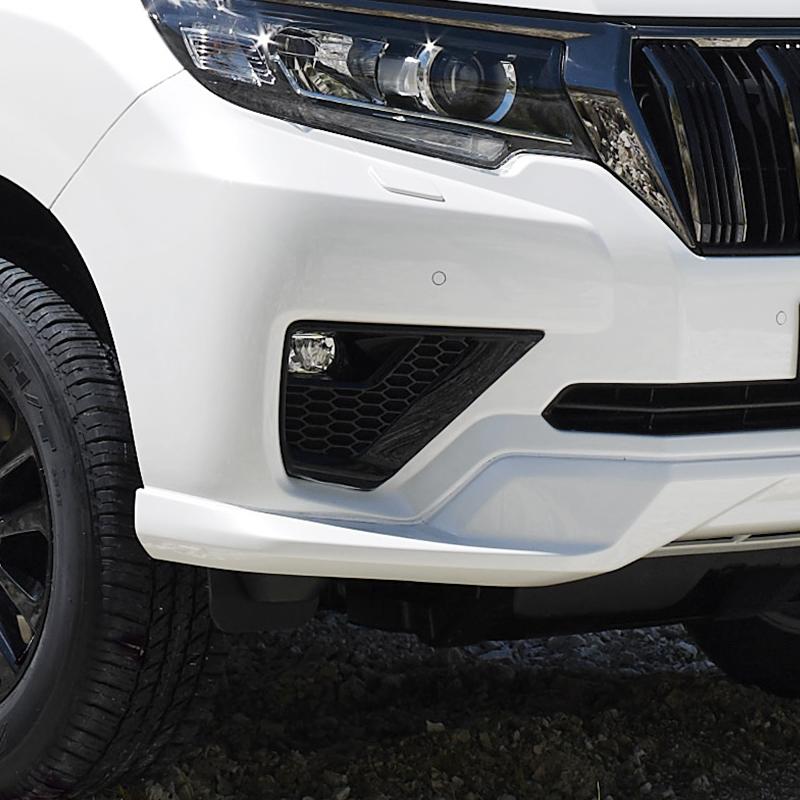 Для Toyota Land Cruiser Prado LC150 2018-2022 Черный Yao Колпак противотуманной фары Декоративная накладка на кузов Аксессуары для модификации 2021 2020