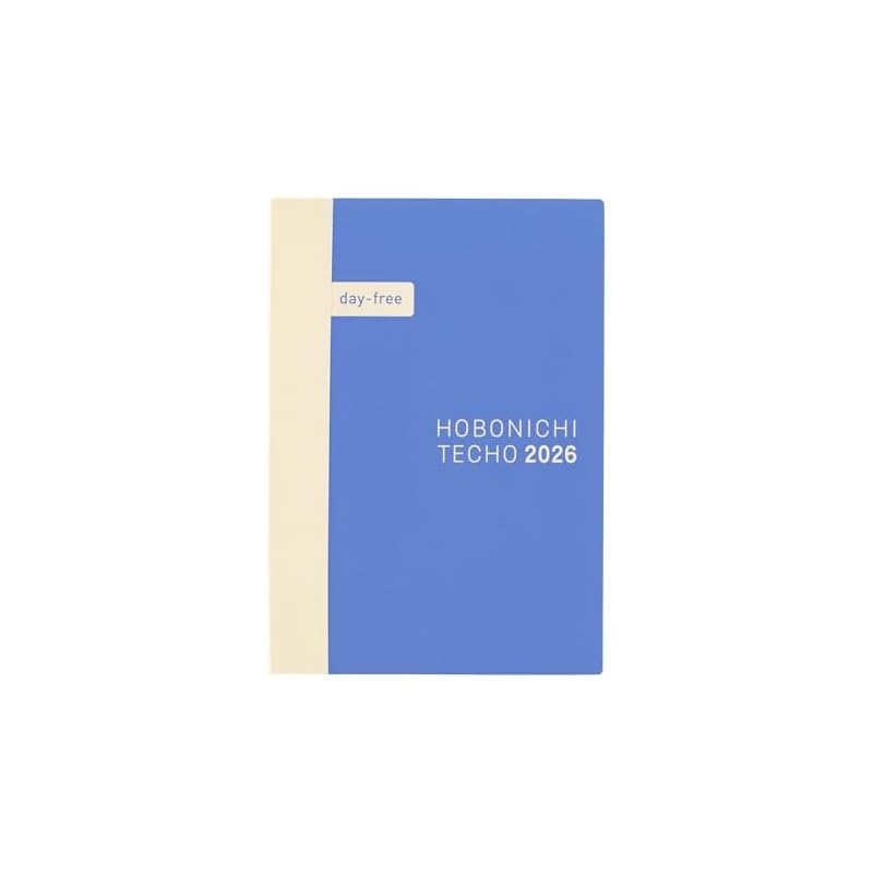 Hobonichi Techo 2026 Day-Free [A6/Ежемесячный + Блокнот/Январь/Начало с понедельника]
