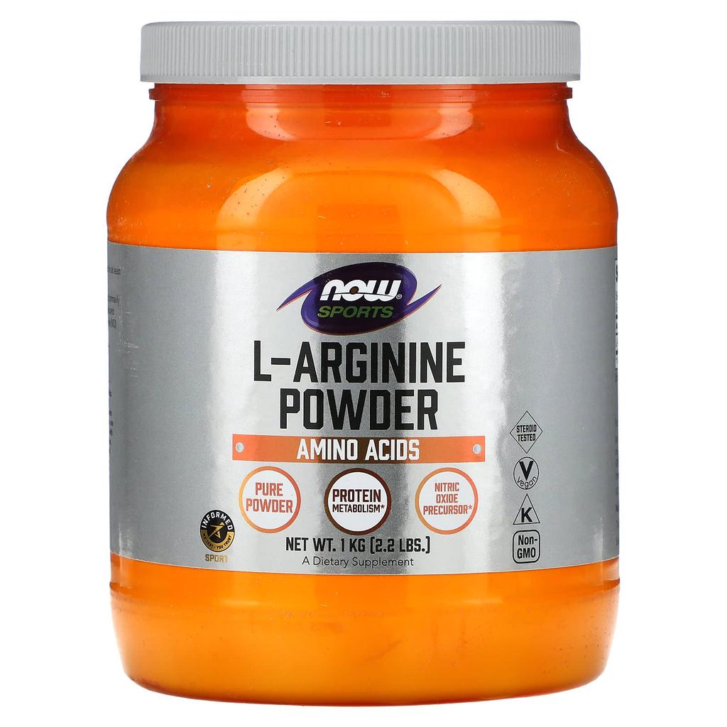 Now Foods Sports, L-Arginine Powder, 2.2 Lbs (1 Kg)