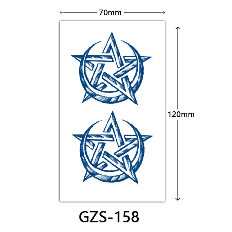 Травяная тату-наклейка, Тату-наклейка соком на тыльную сторону руки, Полуперманентная тату-наклейка, Водостойкая тату