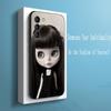 Blythe Милая кукла Модный дизайн узора Чехол для телефона Для Samsung Galaxy S26 S25 S24 S23 S22 S21 Plus Ultra Note20 Мягкий Черный