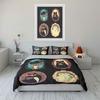 Vintage Cat Portraits Set Bedding Duvet Cover Set Duvet Cover Pillowcases  (1*Duvet Cover 2*Pillowcases, without duvet insert)