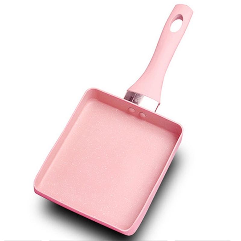 Прямоугольная сковорода для омлета с антипригарным покрытием Кастрюля для яиц Тамагояки для плиты и индукционной плиты