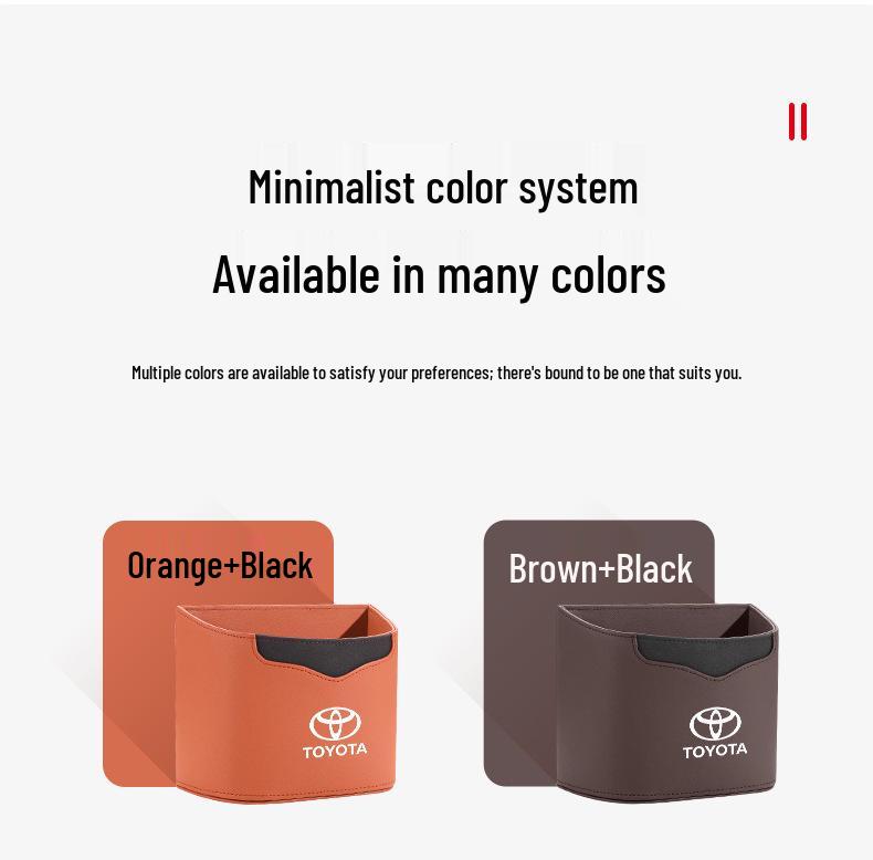 Автомобильная мусорная корзина-сумка для хранения Toyota для Sienna, Highlander, Avalon, RAV4 Аксессуары для интерьера