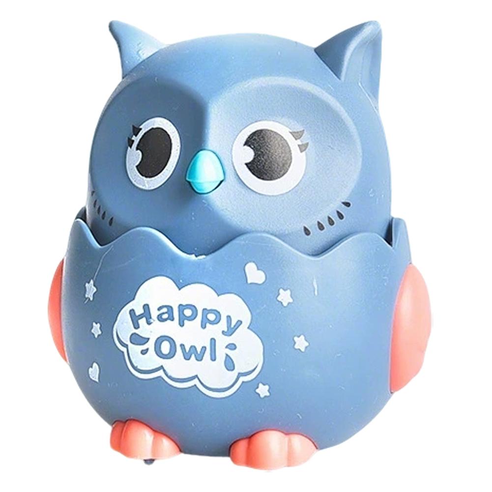 Cute Press-Type Owl Sliding Toy No Battery Required Inertial Power Car Educational Decompression Toy For Children Montessori Toy