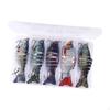 5 Pieces Fishing Lures Segmented Bait Pro Gear Lifelike Multi Jointed Swimbait for