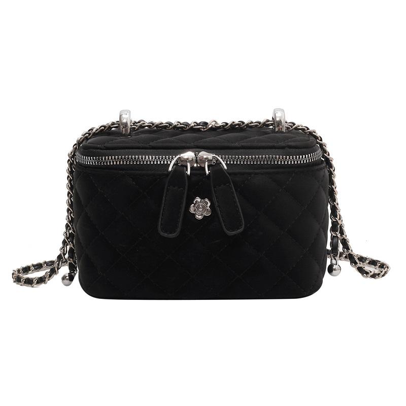 Premium Mini Bag Women's 2025 New Shoulder Messenger Bag Internet Celebrity Explosion Diamond Chain Box Small Square Bag