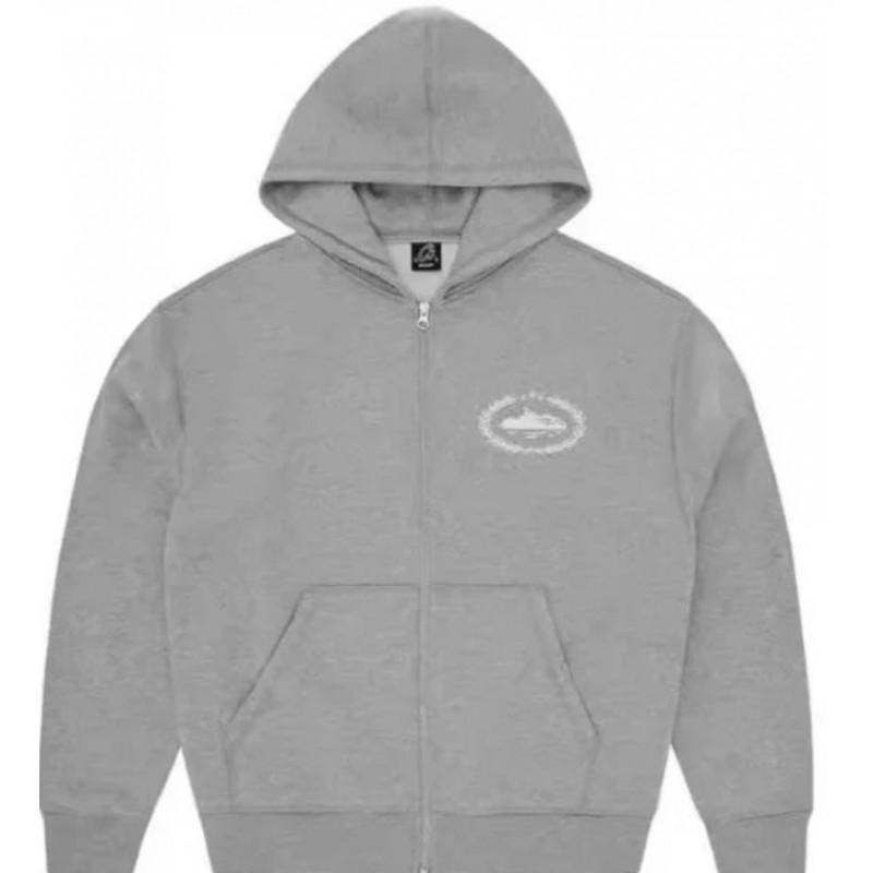 Zip Up Hooded Sweatshirt Couples Loose Streetwear Athletic Jacket