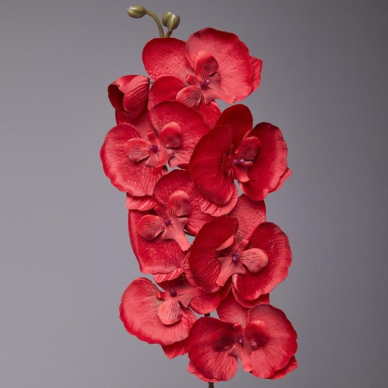 8 головок бабочка орхидея искусственный цветок нетканый материал имитация цветка в европейском стиле фаленопсис настольный цветок Hom