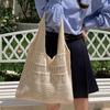 Однотонная ажурная ретро плетеная крючком сумка вязаные сумки женские сумки через плечо большой вместимости хозяйственная сумка KTY