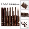 Hexagon Screwdriver Bit Vanadium Steel 50mm Durability