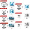 1pcs ABS Car Front Trunk Rear Badge Sticker For Honda Civic Fit Jazz Accord CRV HRV City Odyssey Passport Pilot Vezel Insight KU9