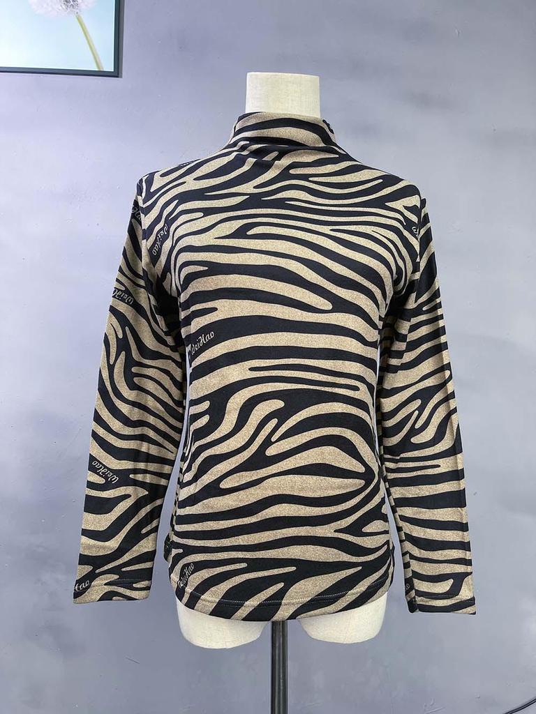 Женская бархатная водолазка с длинным рукавом и полуворотом — европейский и американский стиль, теплая нижняя одежда на осень/зиму 2024 г.