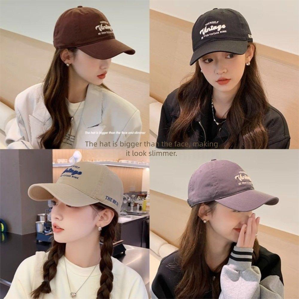 Letter Embroidered Snapback Hat Adjustable Trucker Hat Fashion Peaked Cap Outdoor Sports
