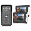 7-дюймовый дверной звонок с ночным видением, ID-карта, камера видеодомофона, 2 шт.