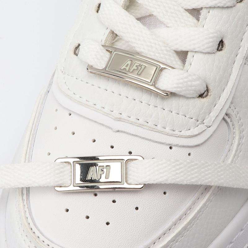 NO.8 2 шт. AF1 светящиеся шнурки с пряжкой ночью флуоресцентные светящиеся аксессуары для кроссовок металлический замок DIY украшение для шнурков