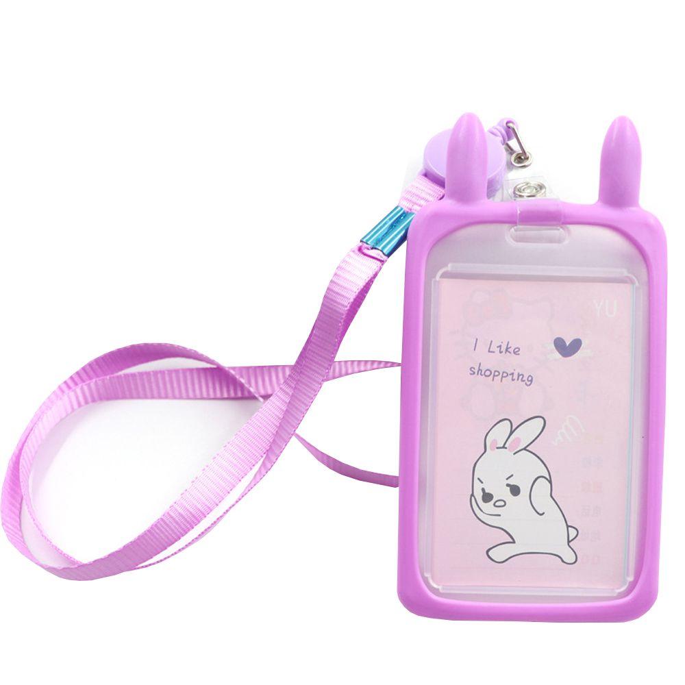 Кошачья идентификация, выдвижная катушка, шнурок, чехол для автобусной карты, держатель для карты, чехол для удостоверения личности, чехол для кредитной карты