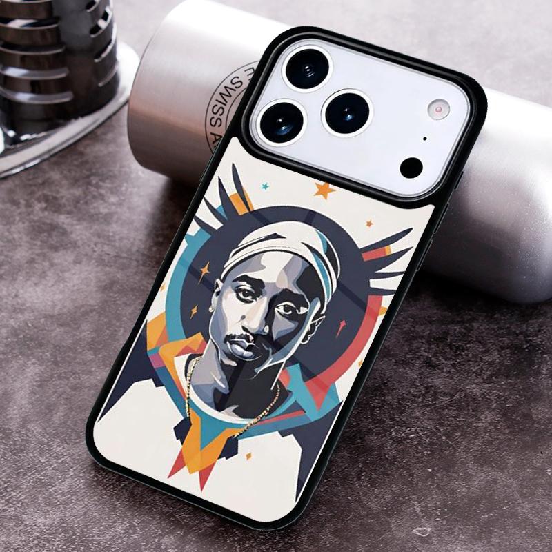 Чехол для телефона с изображением хип-хоп исполнителя 2Pac Для iPhone 17 16 15 14 13 12 11 Pro Max Plus 17Air Мягкий силиконовый чехол