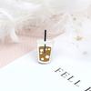 Fashion Coffee Brooches Iced Americano Cup Small Enamel Pins Cute Custom Metal Badge Jewelry Lapel Denim Backpack Pin Icon Gifts