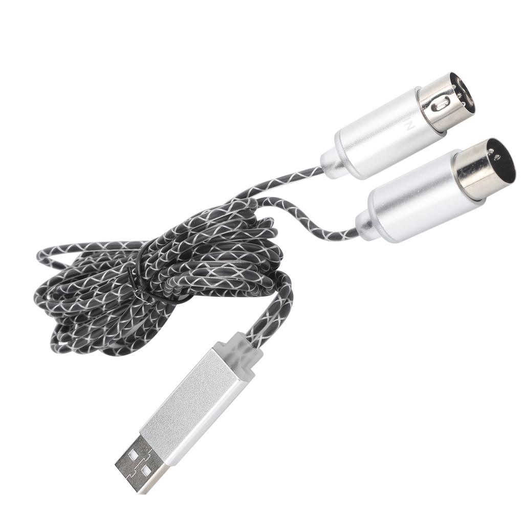 Кабель MIDI для передачи данных USB TPE оболочка Электронное пианино к компьютеру Линия для редактирования и подключения