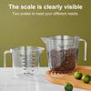 150ml/300ml/600ml/1000ml Useful Transparent Long Lasting Measuring Cup Clear Scale Mixing Bowl Kitchen Supplies
