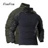FiveFive Outdoor Cotton Sport Clothes Hiking T-Shirts Men Long Sleeve Climbing Shirt