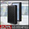 Воздушный фильтр для Tesla Model 3 Model Y Активированный уголь PM2.5 Очиститель Воздушный фильтр Кондиционер Комплект для замены HEPA Активированный уголь