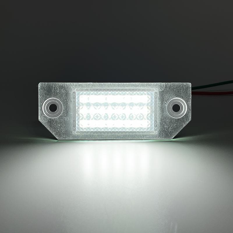 2Pcs LED License Plate Light For Ford C-MAX MK1 2003-2007 Focus MK2 2003-2008 Replace OEM 3M5A13550AA License Plate Lights 2