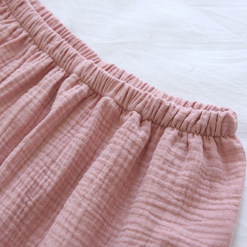 Пижама-кимоно в японском стиле, женские летние шорты с короткими рукавами, на шнуровке, домашний сервис