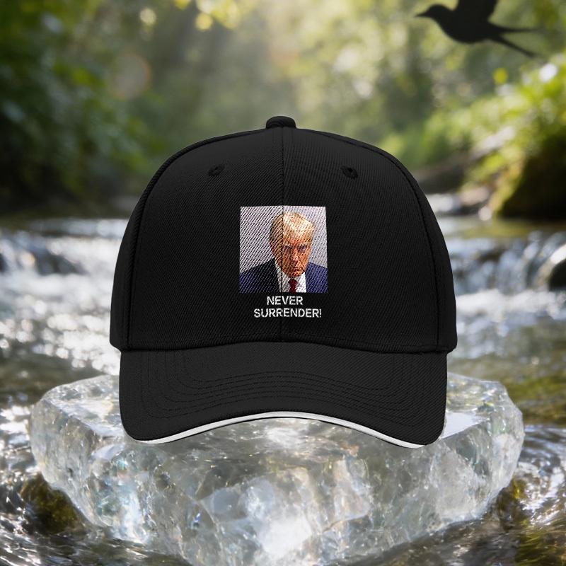 NEVER SURRENDER Signature Cap Unisex Adjustable Baseball Hat with Iconic Lightweight Suitable for Travel Parties Birthdays