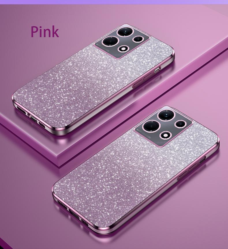 Роскошный чехол с градиентным блестящим покрытием для Infinix Note 30 Note30 Hot 30 30i 40 40i 20 11 10 12 G96 VIP Pro, силиконовая задняя крышка