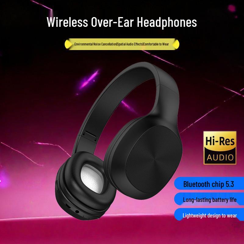 C2237 Беспроводные Bluetooth-наушники с шумоподавлением, полноразмерные: Долгая работа от батареи, Стереозвук, Нулевая задержка, Игровая модель