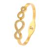 New European and American style hollow design8Stainless steel bracelet for women, light luxury with a high-end feel, infinity symbol
