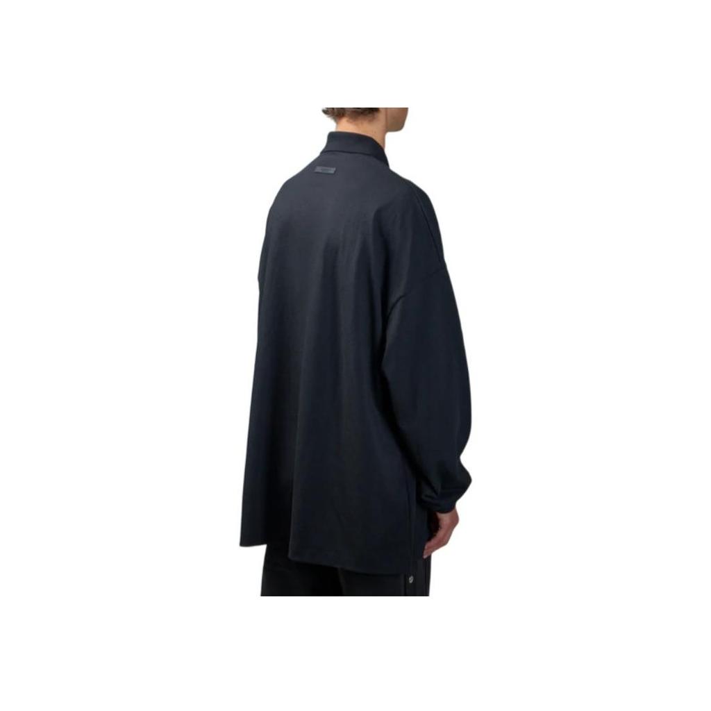 Fear of God Мужские топы Essentials Pique с длинными рукавами, черные, 125BT244320F