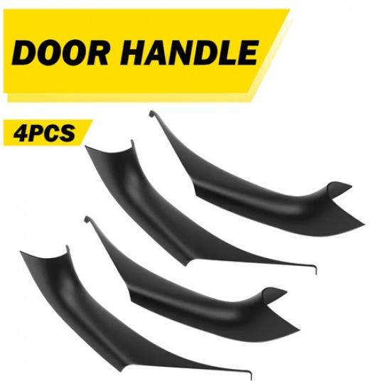 4X Car Interior Door Handle Panel Cover Black For BMW X3 G01 X4 G02 2018-2024 EE