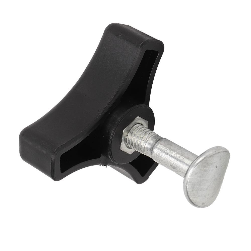 Black Lawn Mower Screw Bolt Plastic Triangle Handle Lawn Mower Handle Knob Lawn Mower Maintenance