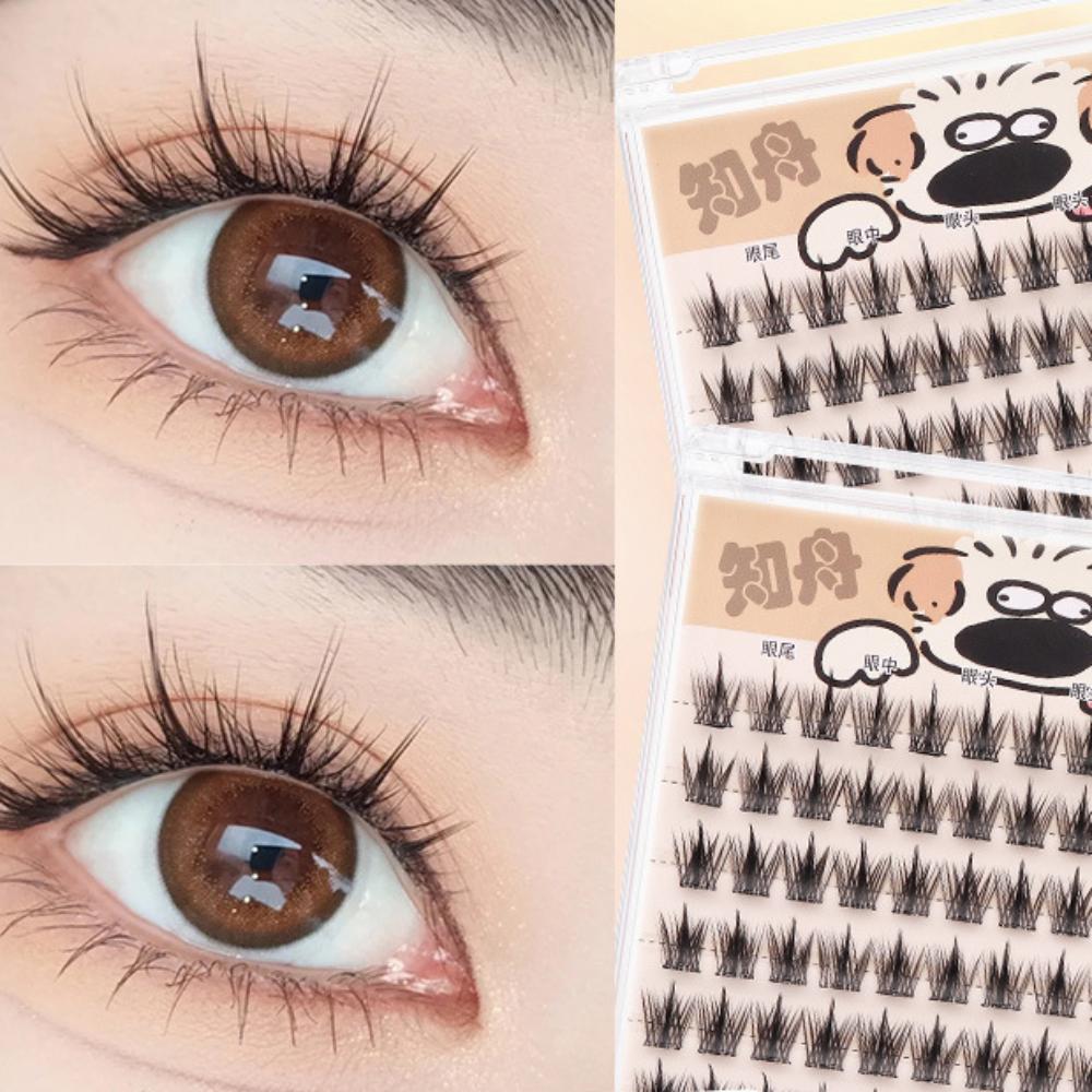 DIY Self-adhesive Lash Clusters Reusable False Eyelash Clusters Cute Adhesive False Eyelashes Lady