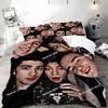 Постельное белье с принтом One Direction Rock 1D Пододеяльник Наволочка Комплект Постельного Белья Для Взрослых Мальчика Девочки Декор Спальни Детский Подарок Односпальный Двуспальный Размер