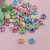 Ювелирные изделия своими руками 100 шт. бабочка шар ручной работы буква цветок бисер акриловый материал ожерелье браслет аксессуары