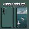 New Square Liquid Silicone Case For Samsung Galaxy S23 S22 S21 S20 Ultra Plus S21FE S20FE Note20Ultra A12 A52 A14 A54 A13 A33 A53 A73 Shockproof Case