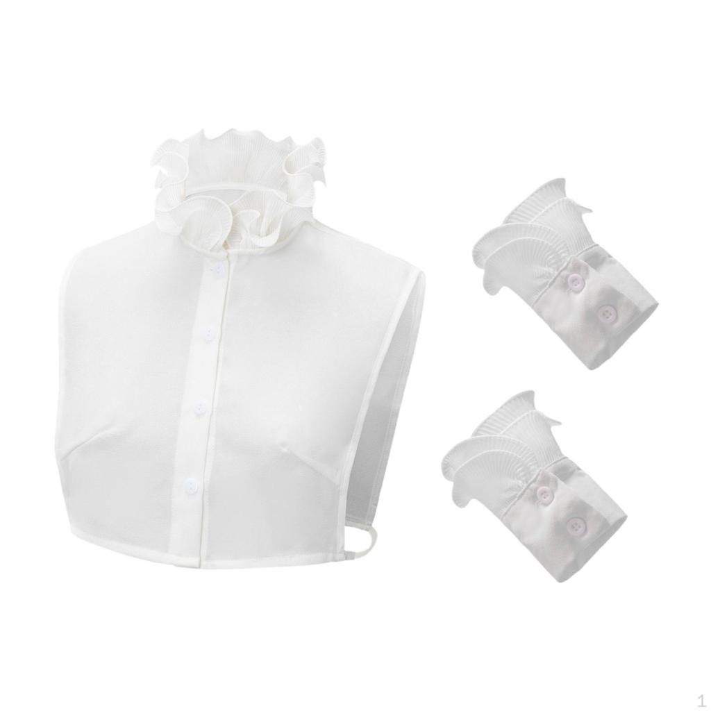 Съемный декоративный топ с имитацией кружева и высоким воротником, аксессуары для одежды