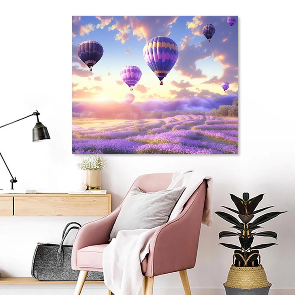 Рамка «сделай сам», картина по номерам для взрослых, наборы, воздушный шар, пейзажный маркер по номерам, стартовый набор, подарок «сделай сам», искусство для домашнего декора 40x50 см