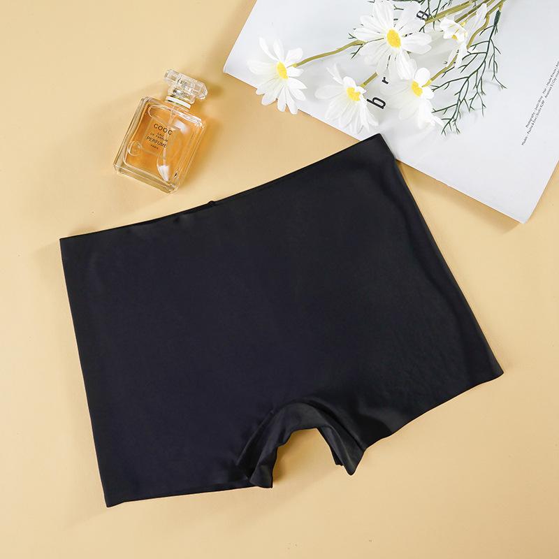 Женские бесшовные боксерские шорты Ice Silk - анти-облучение, летние леггинсы со средней талией